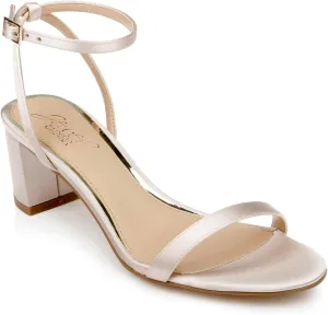 Jewel Badgley Mischka Danni II Low Block Heel Sandal