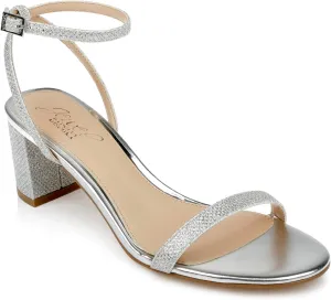 Jewel Badgley Mischka Danni II Low Block Heel Sandal