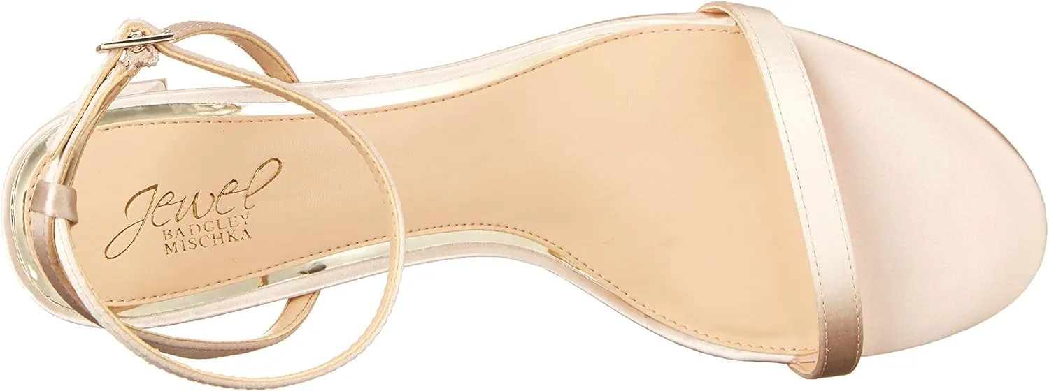 Jewel Badgley Mischka Danni II Low Block Heel Sandal
