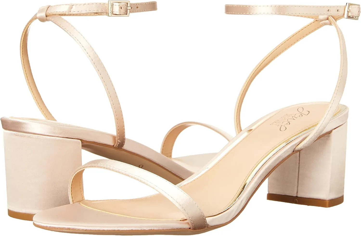 Jewel Badgley Mischka Danni II Low Block Heel Sandal