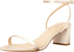 Jewel Badgley Mischka Danni II Low Block Heel Sandal