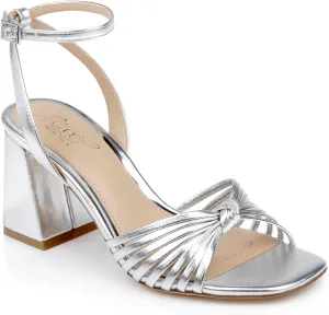 Jewel Badgley Mischka Nariah Cage Block Heel Sandals