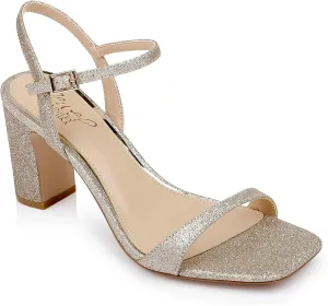Jewel Badgley Mischka Rayla Block Heel Sandal