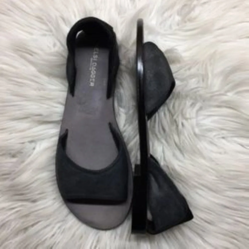Kelsi Dagger Black Sandal Slides 7.5M