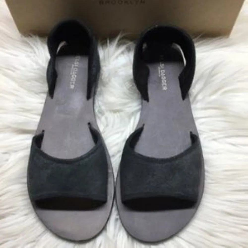 Kelsi Dagger Black Sandal Slides 7.5M