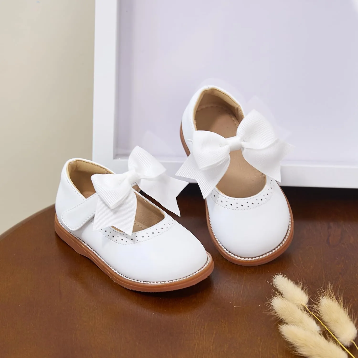 Kiderence Girls Flat Dress Shoes School Oxfords Marry Jane (Toddler/Little Kids)