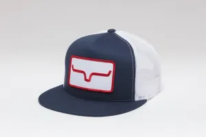 Kimes Ranch Banner Ventilated Trucker Cap - Denim