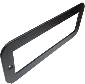 Kioti Radio Mounting Plate for Mounting Single Din Stereo Radio Mount Black Trim Bezel