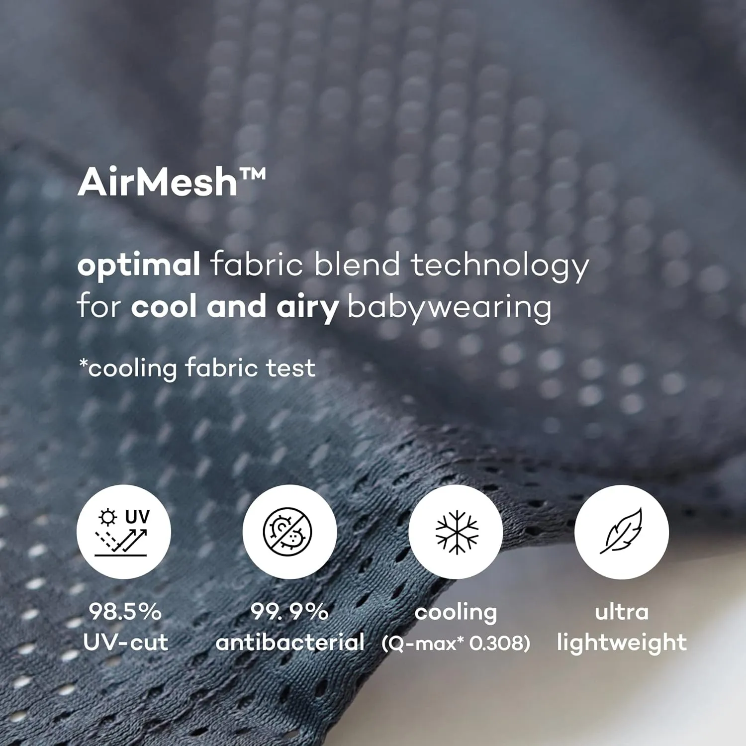 Konny Original Baby Carrier AirMesh for Cozy Luxury Baby Carrier Wrap, Easy to Wear Baby Wrap Carrier, Perfect Essentials Cloths for Newborn Babies up to 44 lbs, (Mint, XS)