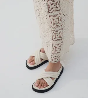 La Tribe Trio Slide - Cream