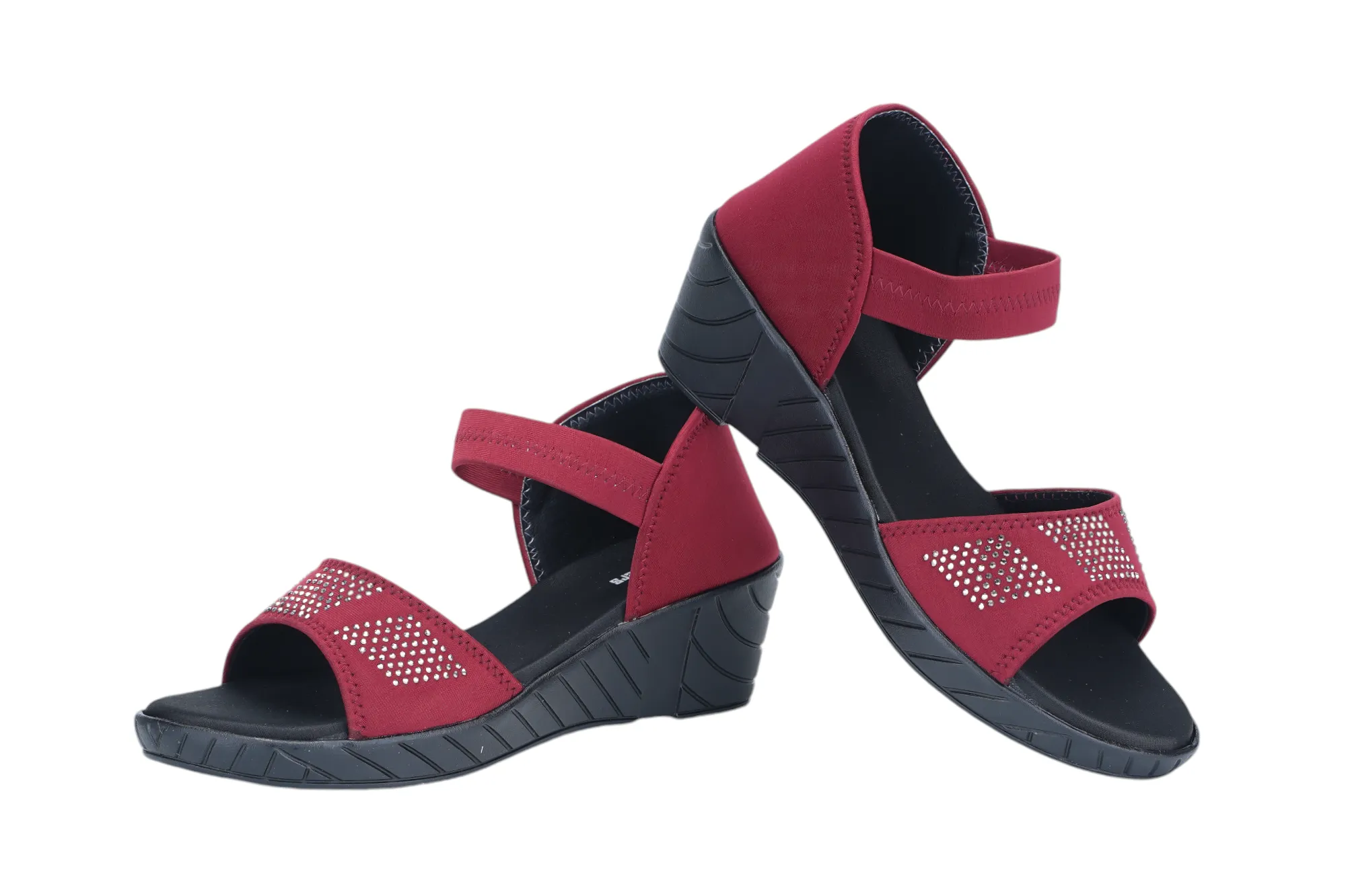Ladies Fancy Heel Sandal 912603