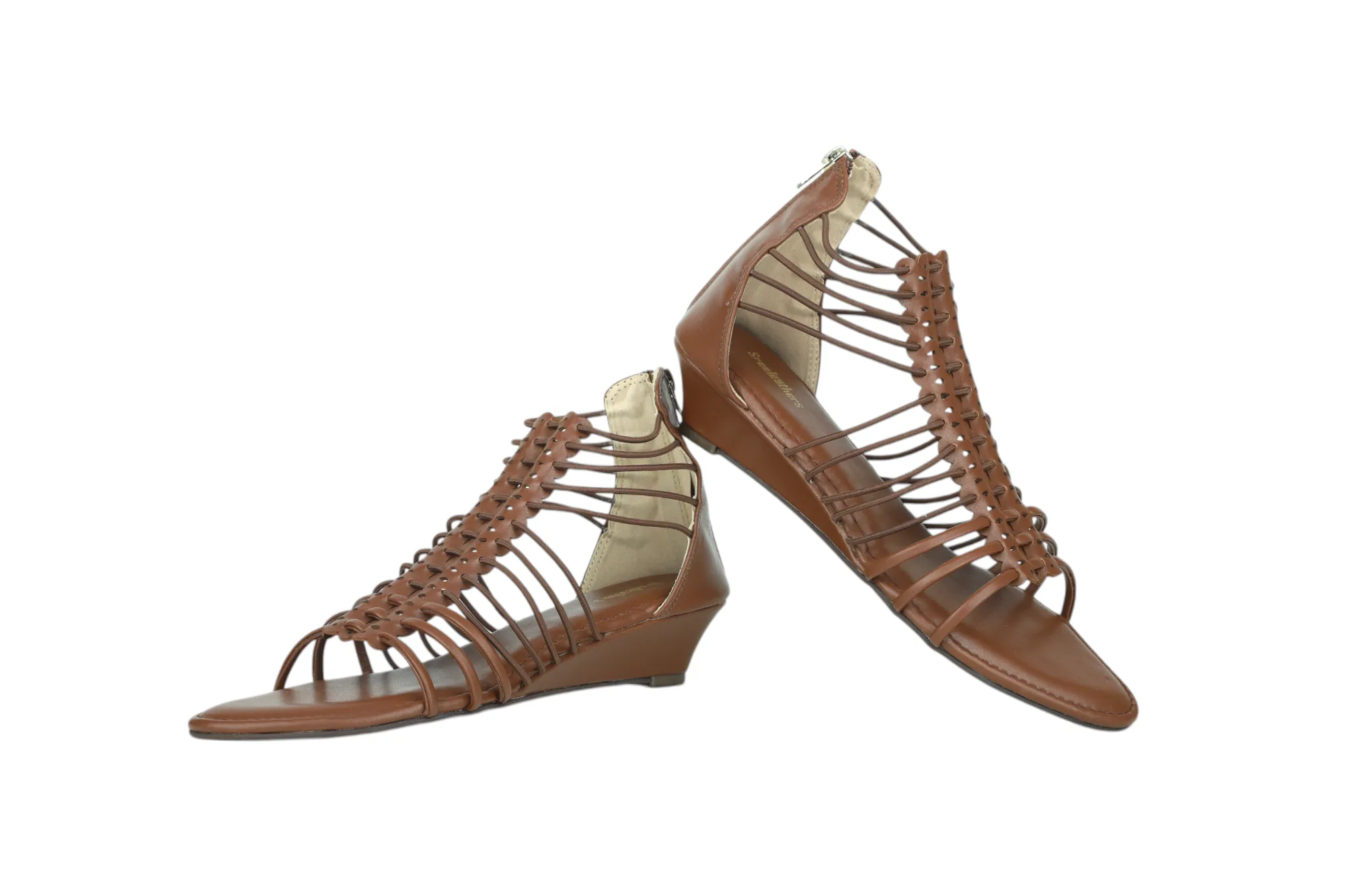 Ladies Gladiator Heel Sandal 95725