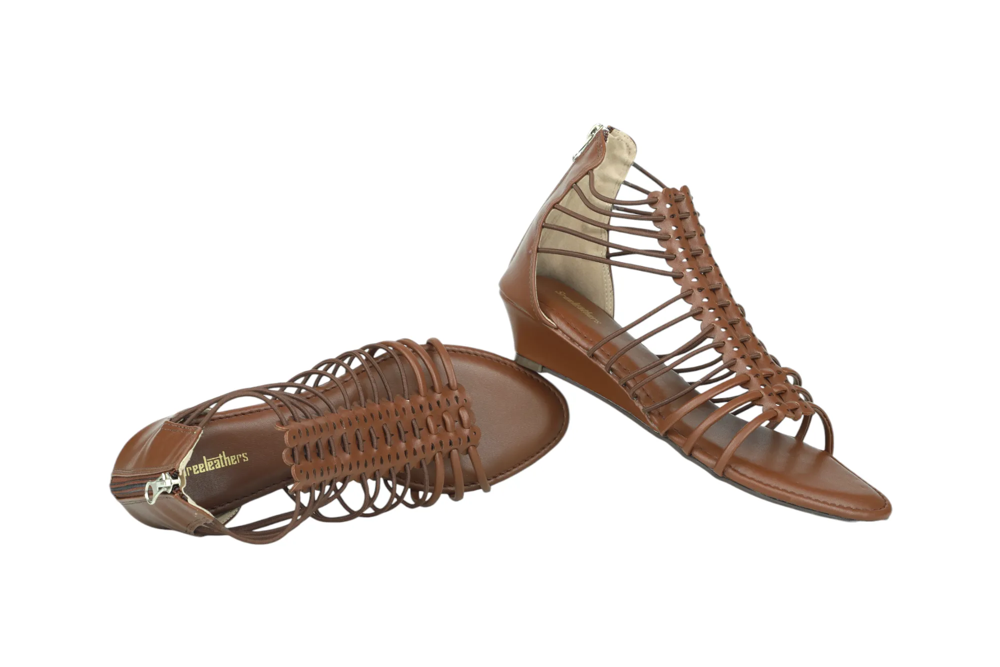 Ladies Gladiator Heel Sandal 95725