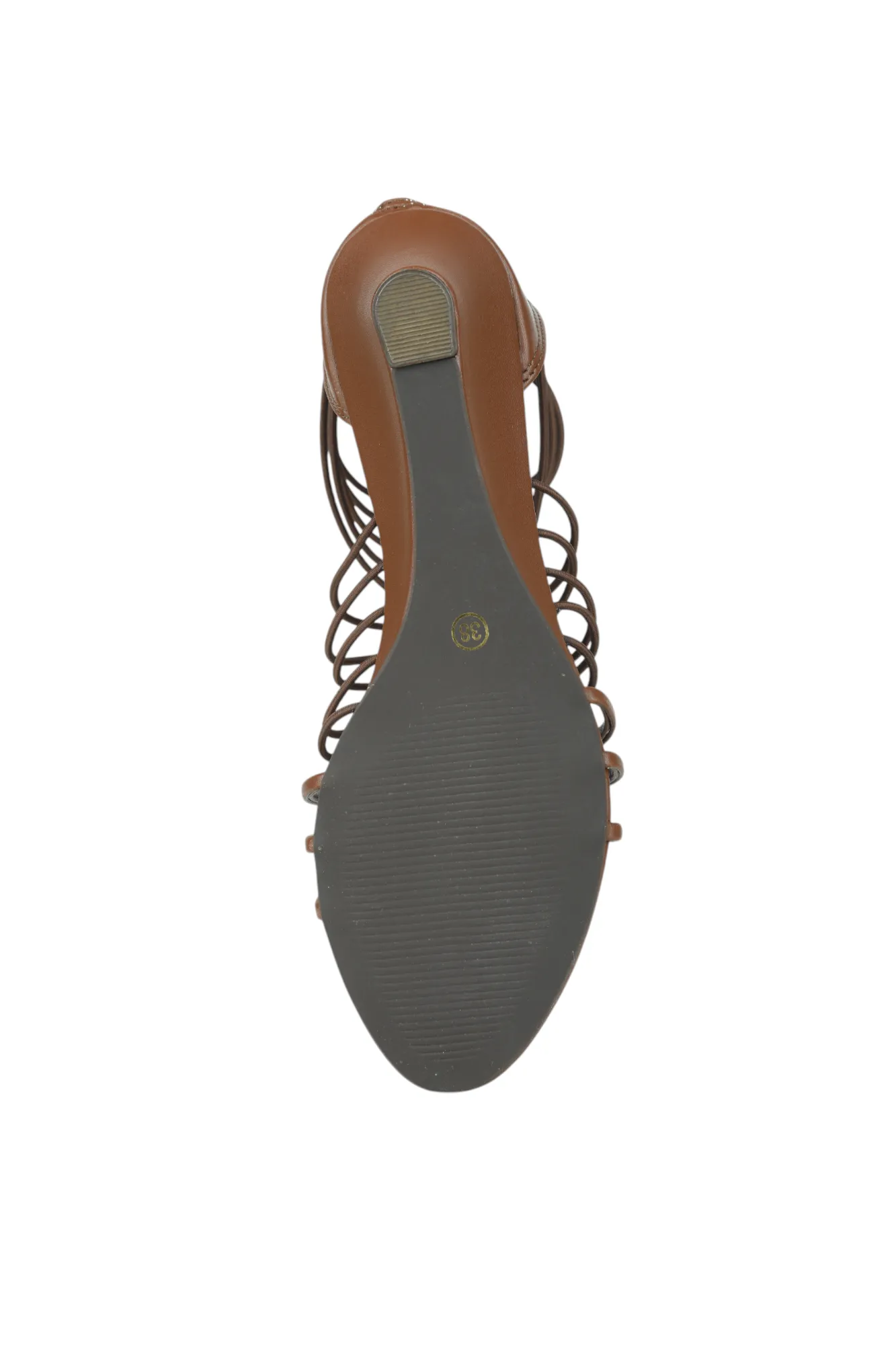 Ladies Gladiator Heel Sandal 95725