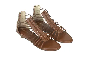 Ladies Gladiator Heel Sandal 95725