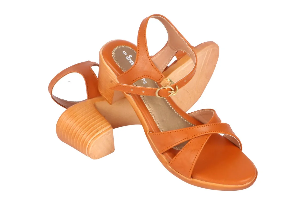 Ladies Heel Sandal 53060