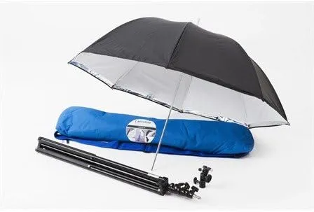 Lastolite by Manfrotto 72 cm Umbrella Kit with Stand and 2402 Tilthead