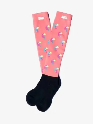 Lettia Ladies Toucan Padded Boot Socks