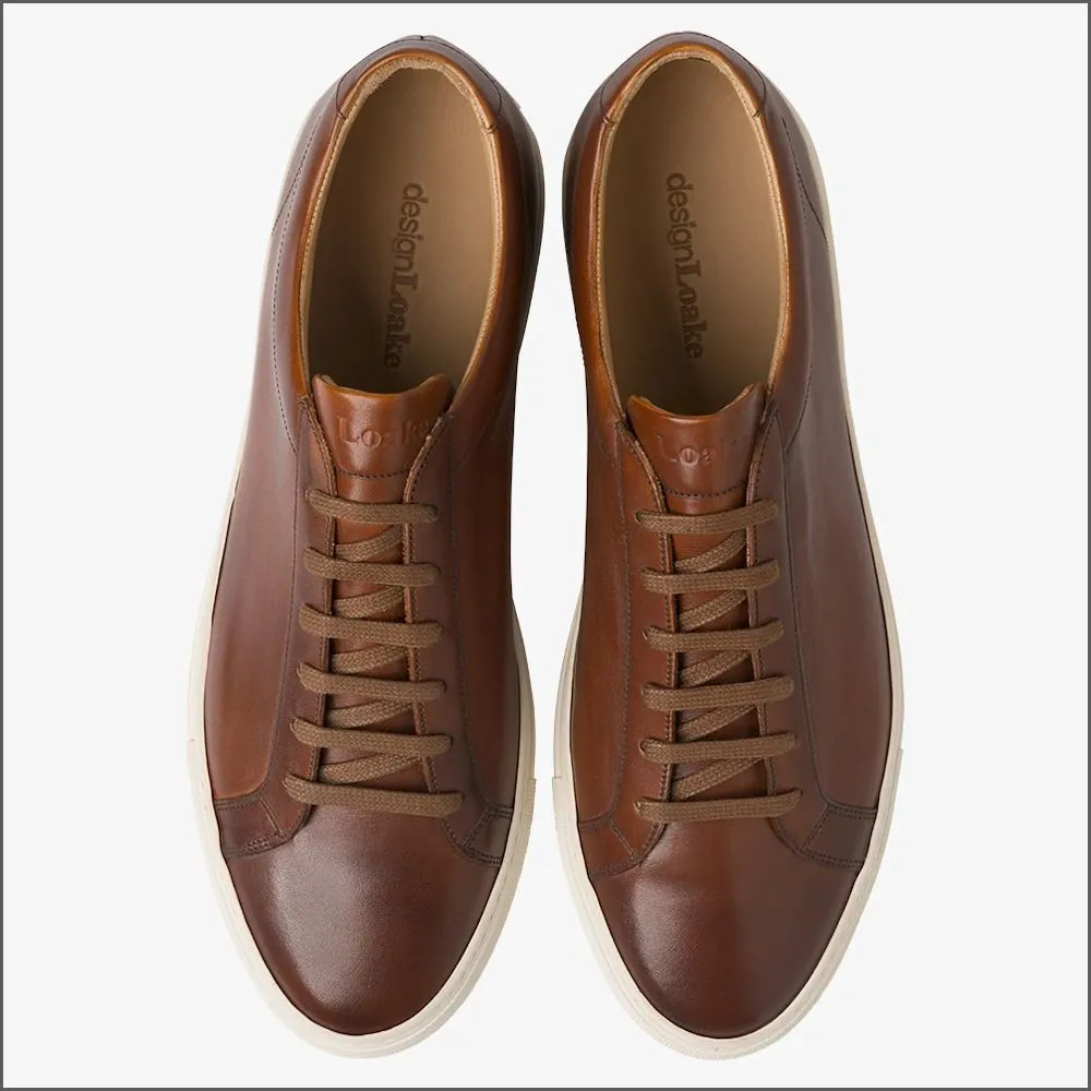 Loake Sprint Chestnut Brown sneaker@