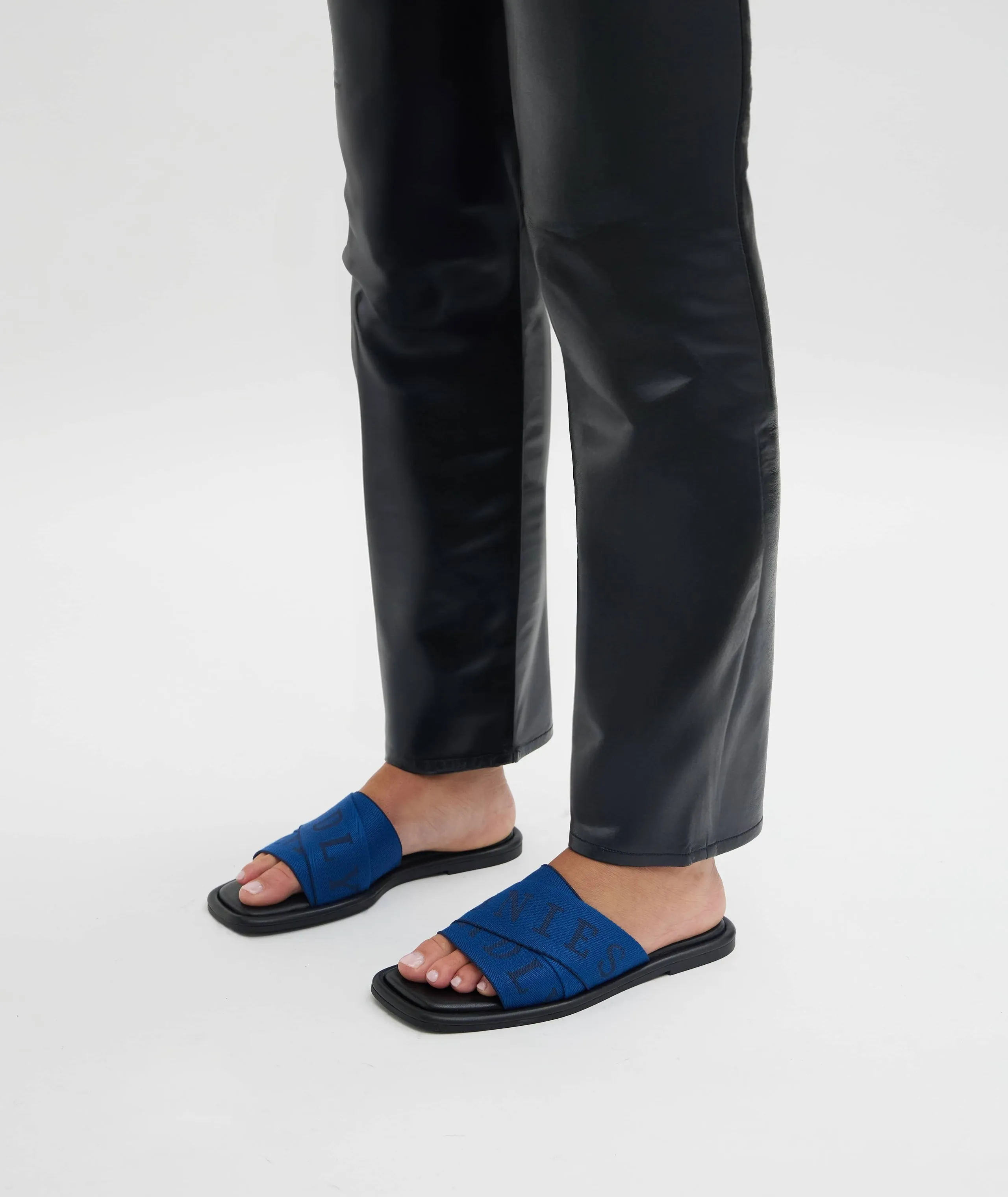 Logomania Slide - Rockpool/Black