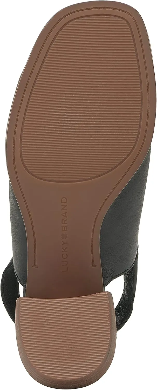 Lucky Brand Women's Jaila Backstrap High Heel Sandal Heeled