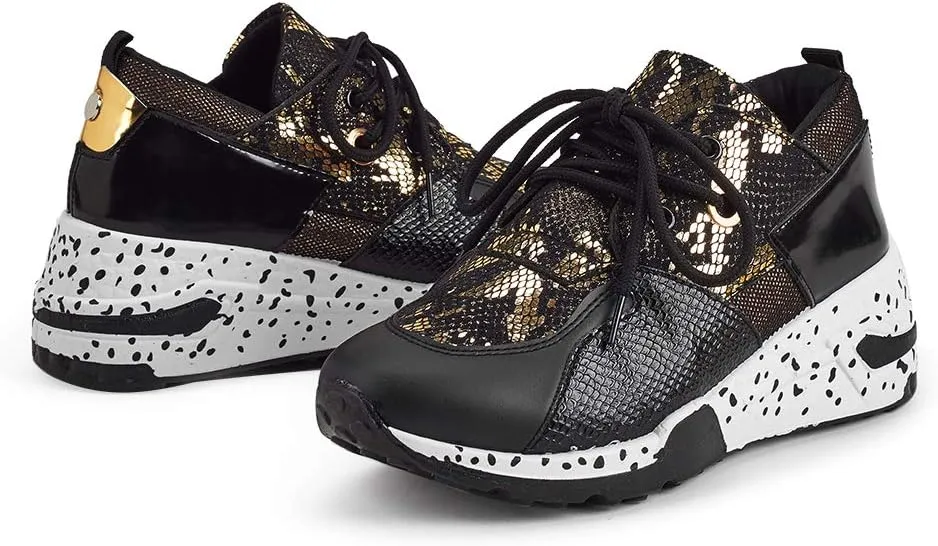 LUCKY STEP Women's Climbing Hiking Retro Jogger Cliff Sneakers Running Sport Trainer Shoes