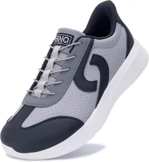 MEHOTO Mens Wide Toe Box Shoes Walking Arch Support Sneakers Comfortable Tennis Slip On Casual Shoes for Swelling Bunion Plantar Fasciitis US 7-12
