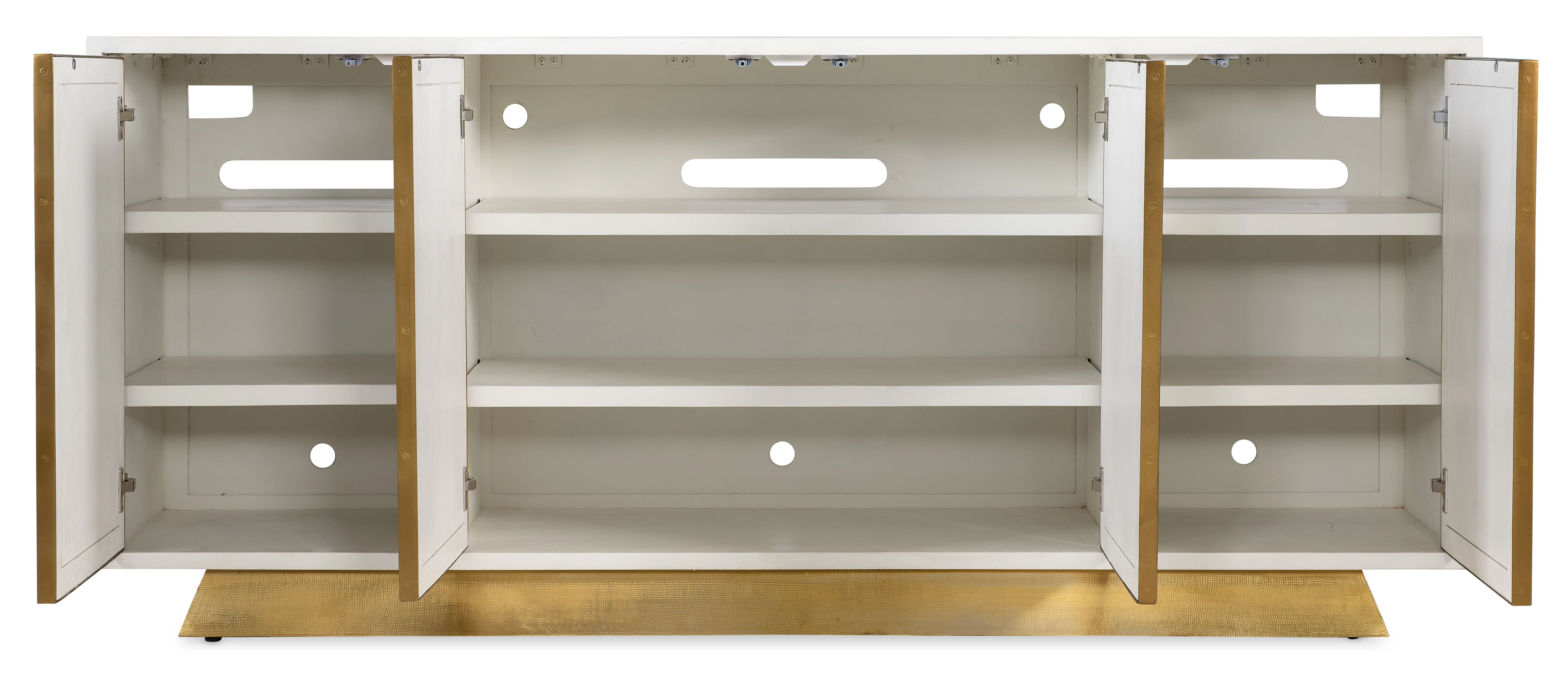 Melange - Shelly Credenza - White