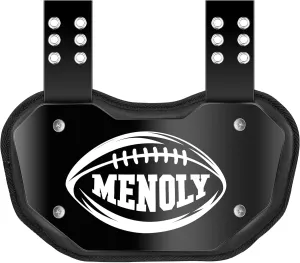 MENOLY Football Backplate - Professional Football Backplates for Adult Back Plate Hard Shell Lower Back Protector for High-Impact Protection, Rear Protector for Adult