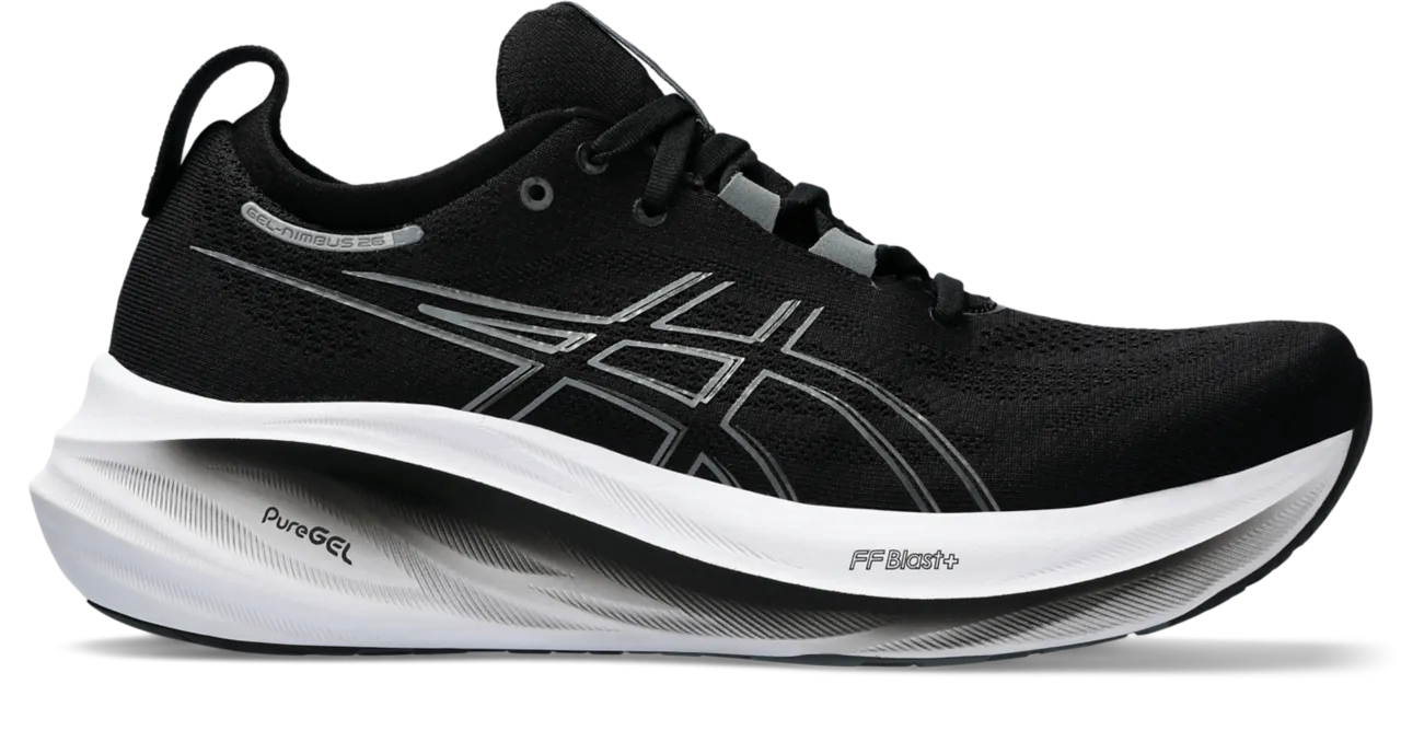 Men’s Gel-Nimbus 26 (001 - Black/Graphite Grey)