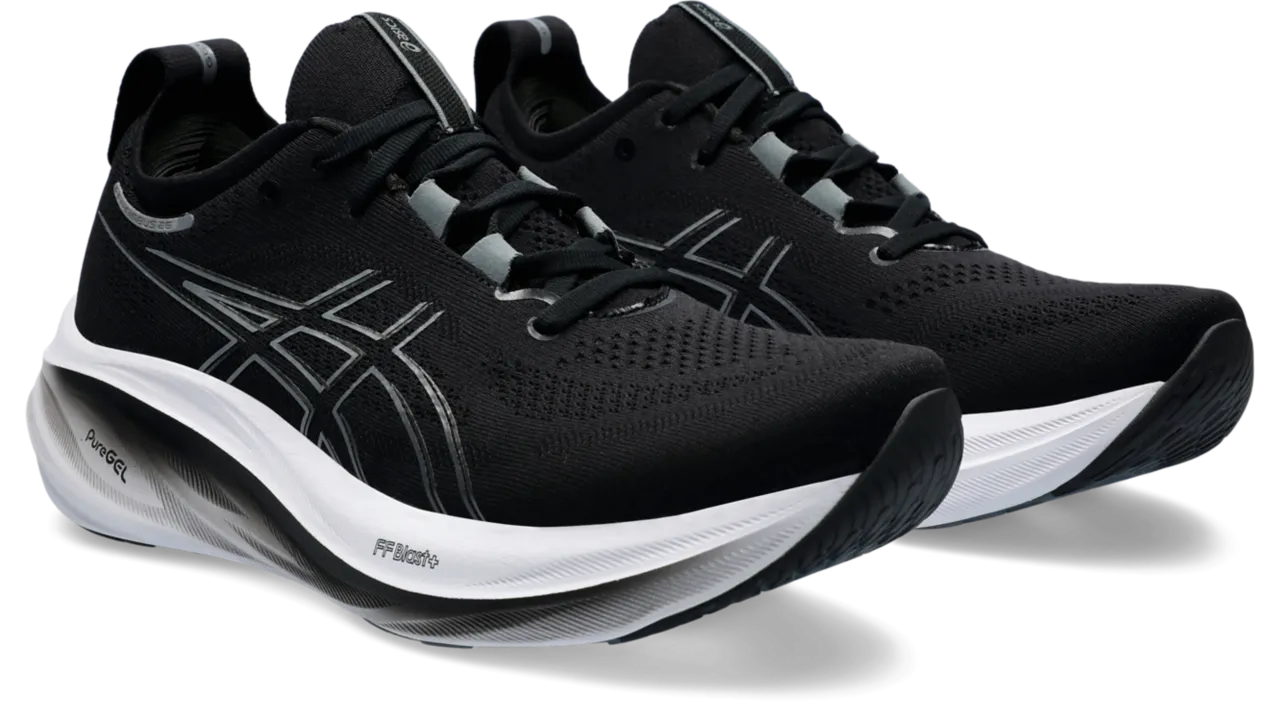 Men’s Gel-Nimbus 26 (001 - Black/Graphite Grey)