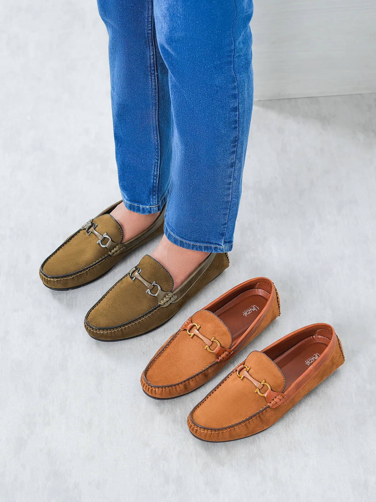 Mens "NAVIGA" Adorned Comfy Shoes