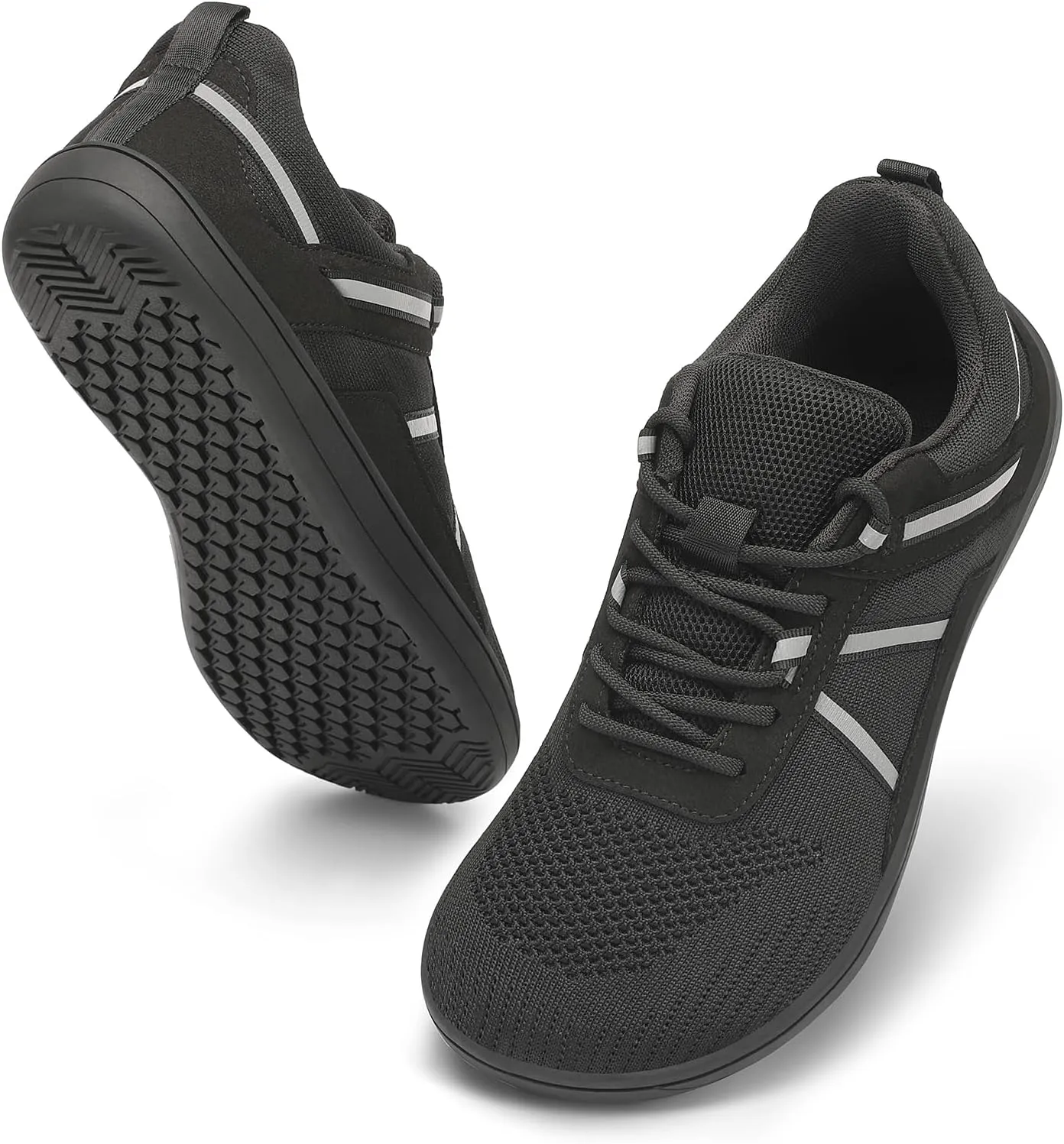 Men's Wide Toe Barefoot Shoes Minimalist Zero Drop Walking Shoes Non Slip Comfortable Outdoor Tennis Shoes Width Cross-Trainer Sneakers