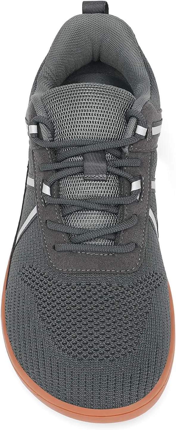 Men's Wide Toe Barefoot Shoes Minimalist Zero Drop Walking Shoes Non Slip Comfortable Outdoor Tennis Shoes Width Cross-Trainer Sneakers