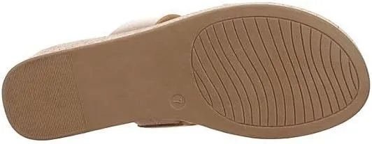 Michael By Michael Shannon Pierre - Women's Platform Open Toe Two Band Slip-On Slide Sandals