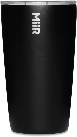 MiiR, Tumbler, Vacuum Insulated, Stainless Steel with Slide Lid, Cup Holder Compatible & BPA Free, Black, 12 Fluid Ounces