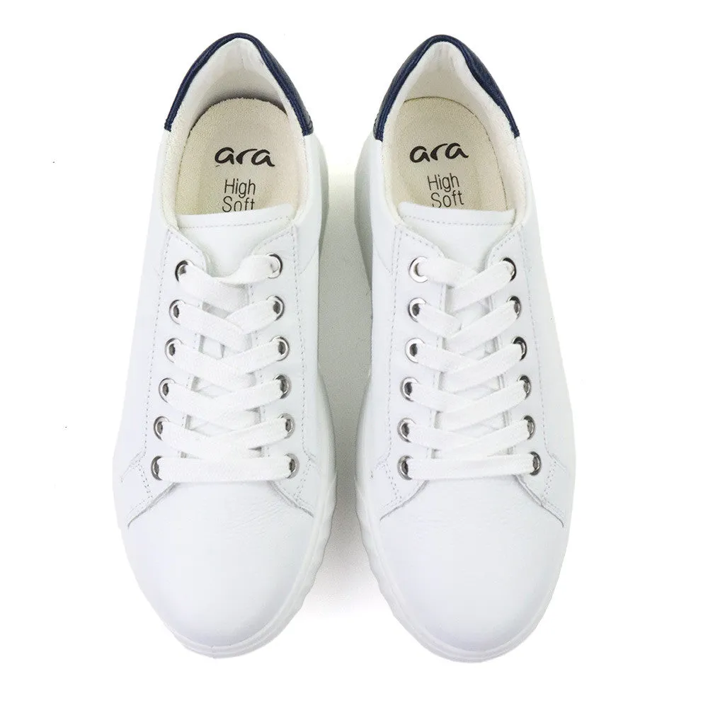 Mikky White Leather