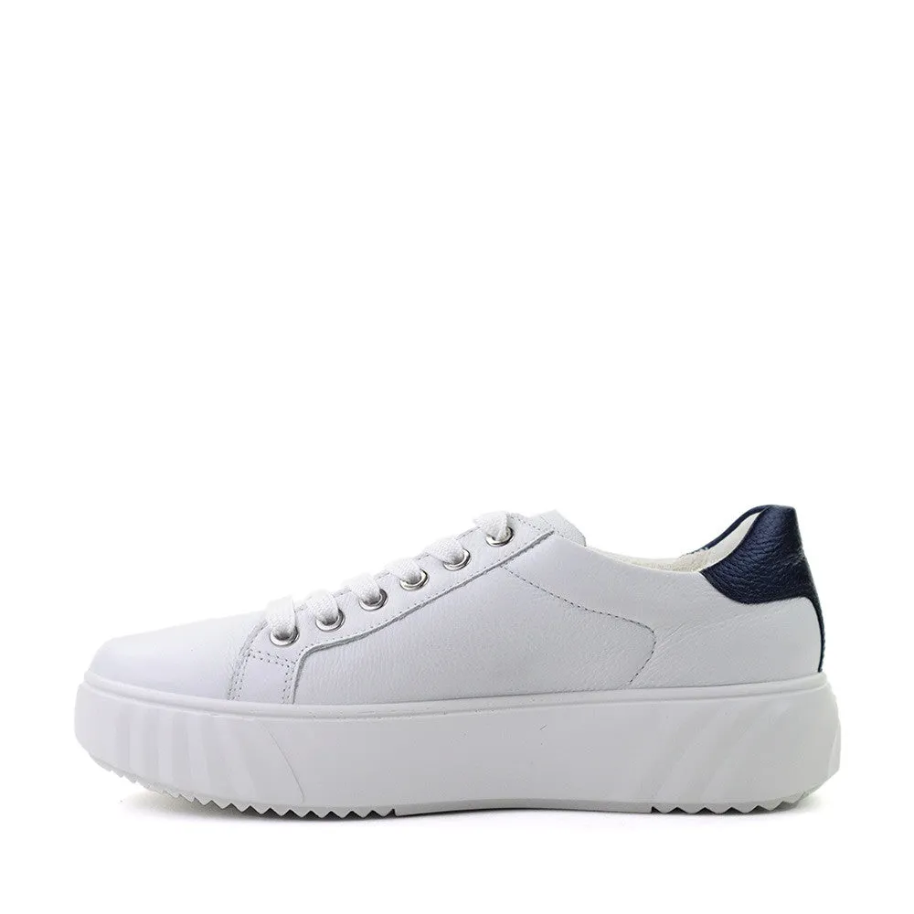 Mikky White Leather