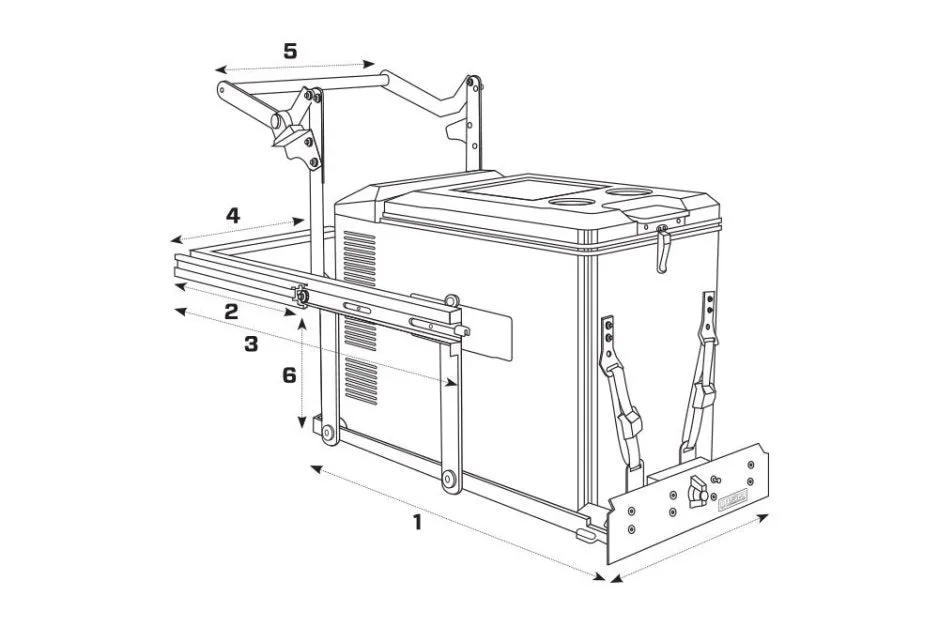 MSA4x4 DS50 Fridge Drop Slide