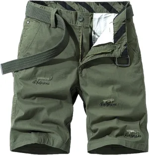 Muscularfit Mens Shorts 9 Inch Inseam Causal Cargo Shorts Lightweight Multi Pockets Tooling Shorts Outdoor Sport Beach Shorts