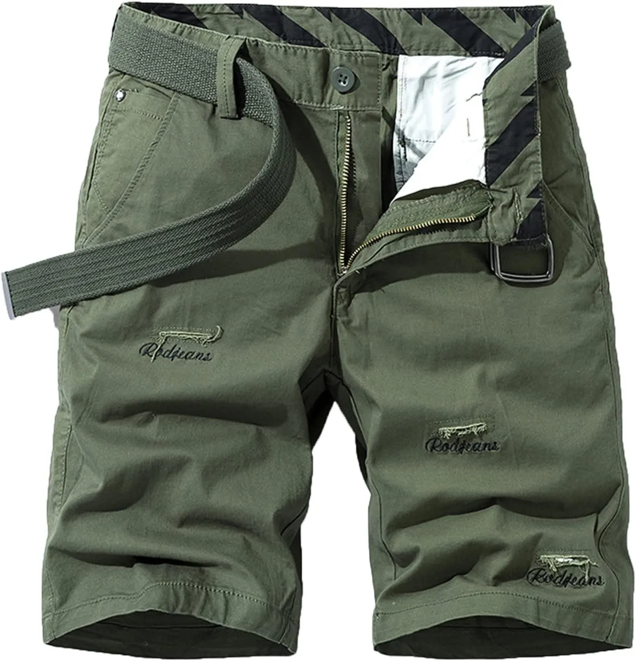 Muscularfit Mens Shorts 9 Inch Inseam Causal Cargo Shorts Lightweight Multi Pockets Tooling Shorts Outdoor Sport Beach Shorts
