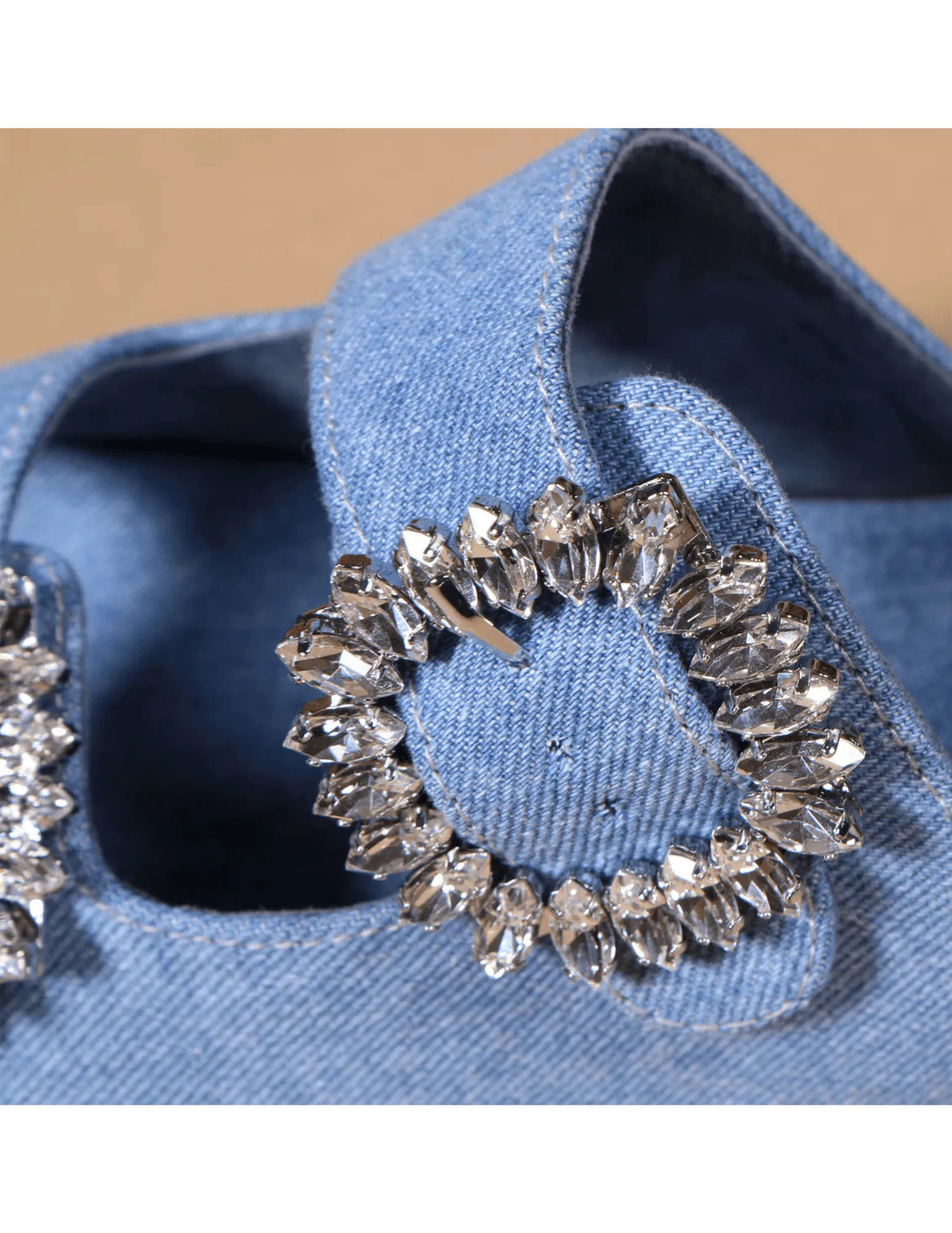 Mystique Melbourne Denim Slide Sandal