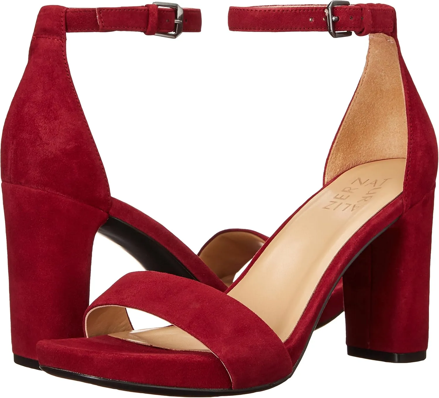 Naturalizer Women's Joy Ankle Strap Heeled Dress Sandal