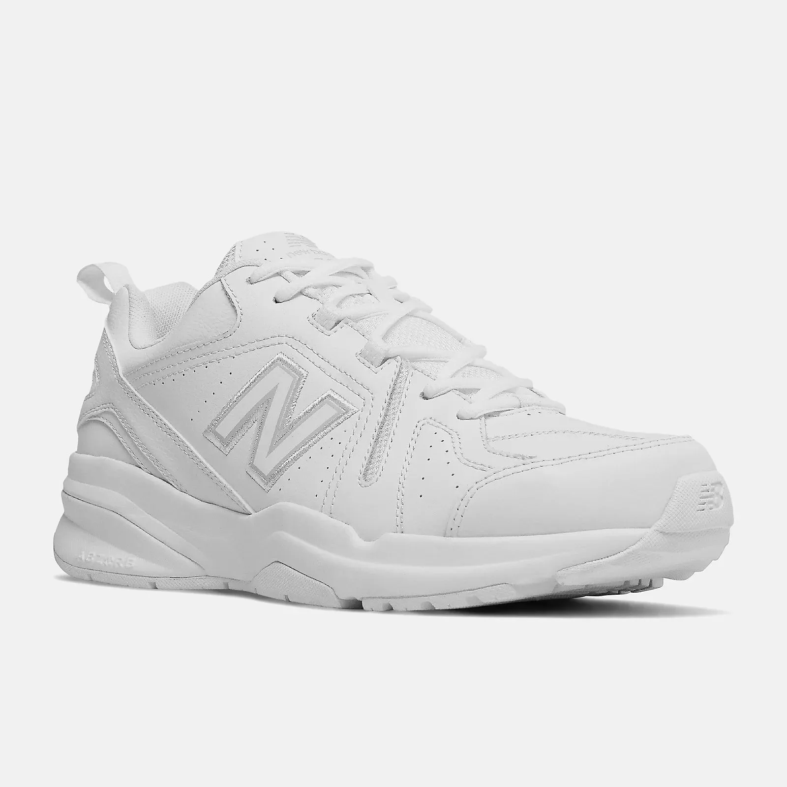 NEW Men's NEW BALANCE MX608V5 White LEATHER Shoes AUTHENTIC IN BOX