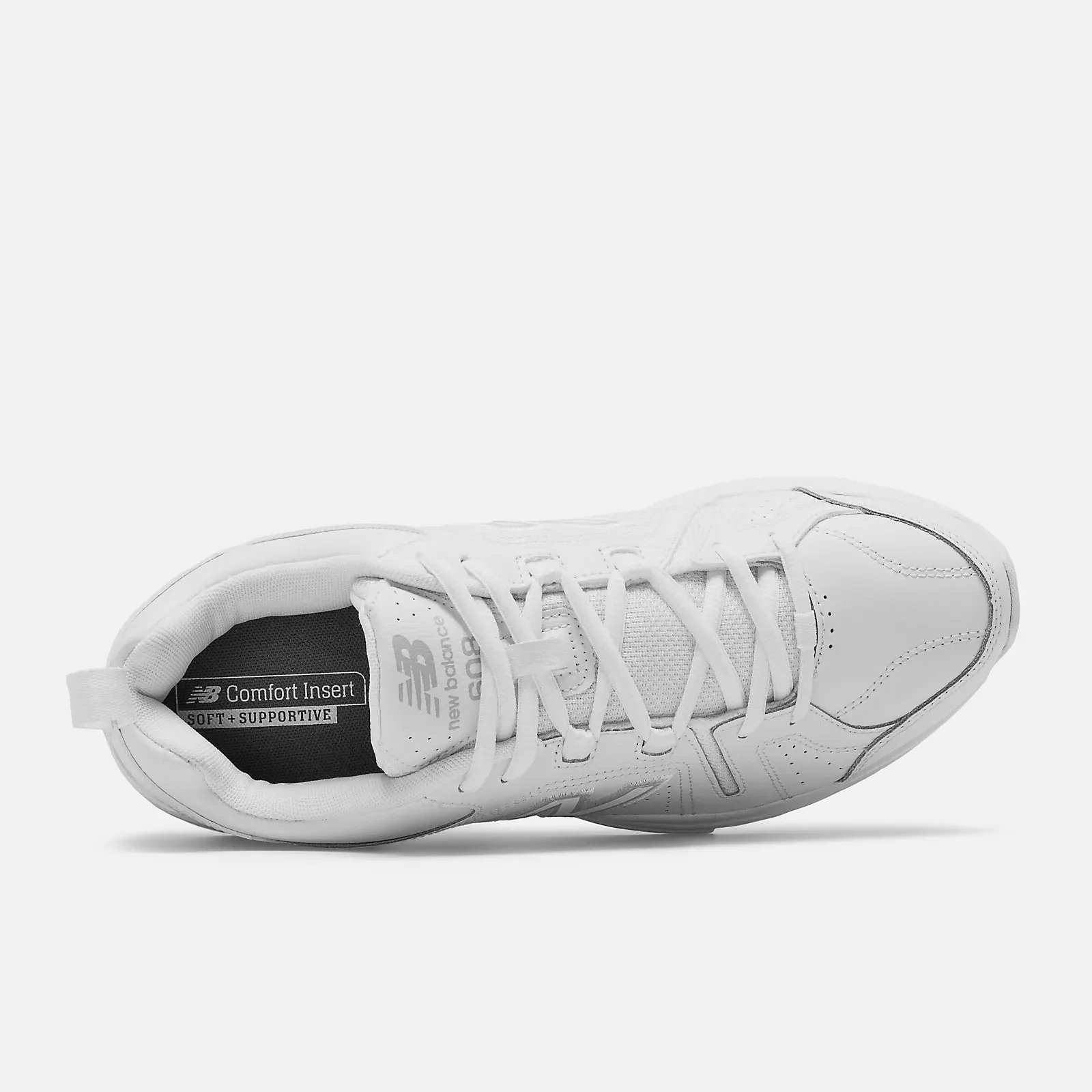 NEW Men's NEW BALANCE MX608V5 White LEATHER Shoes AUTHENTIC IN BOX