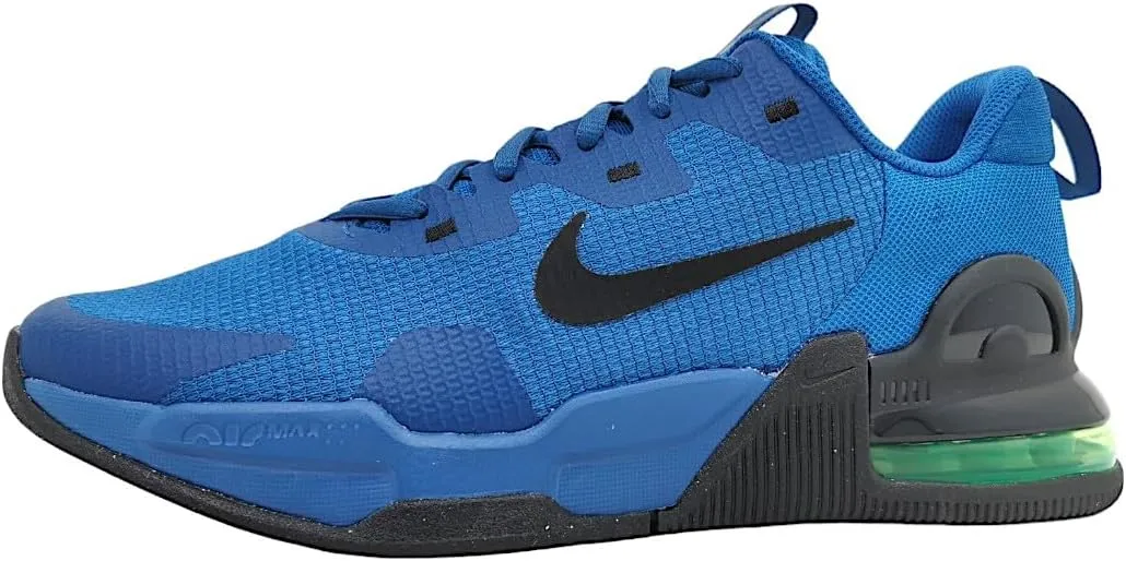 Nike Air Max Alpha Trainer 5 Men's Workout Shoes (DM0829-403,Court Blue/Black-Green Strike) Size 7.5