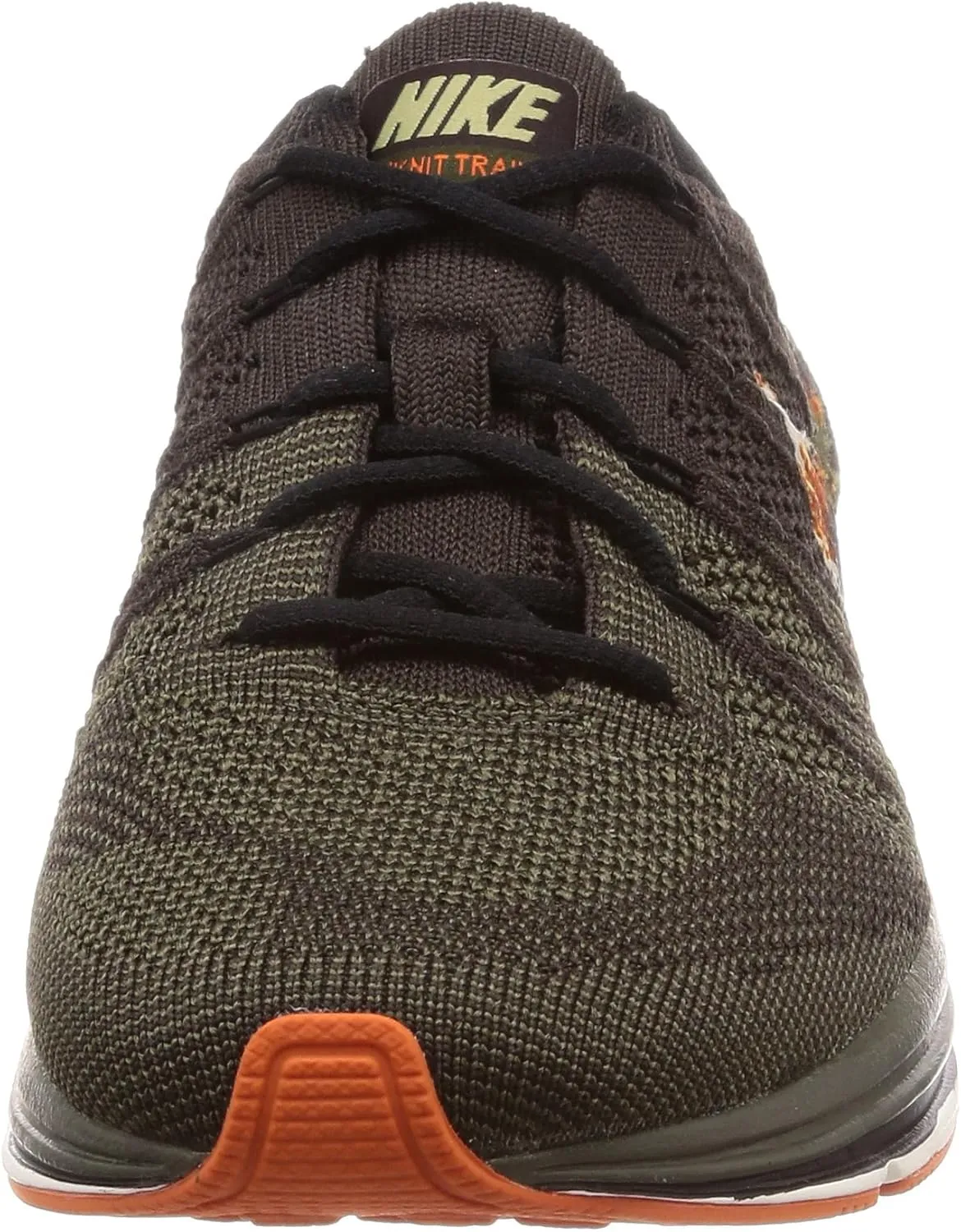 NIKE Mens Flyknit Trainer White/Black Fabric