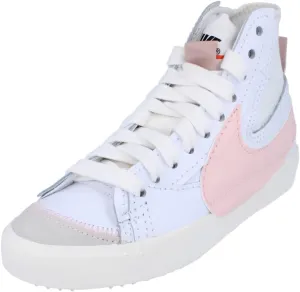 Nike Womens BLAZER MID '77 JUMBO WHITE/ATMOSPHERE-PINK OXFORD Cross Trainer Shoes-DQ1471 101-Size 9.5