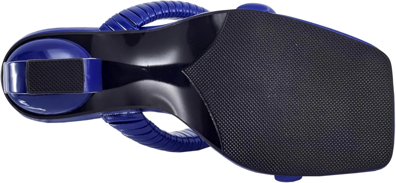 Ninety Union Raddle Metallic Heel Pleaded Two Band Slide