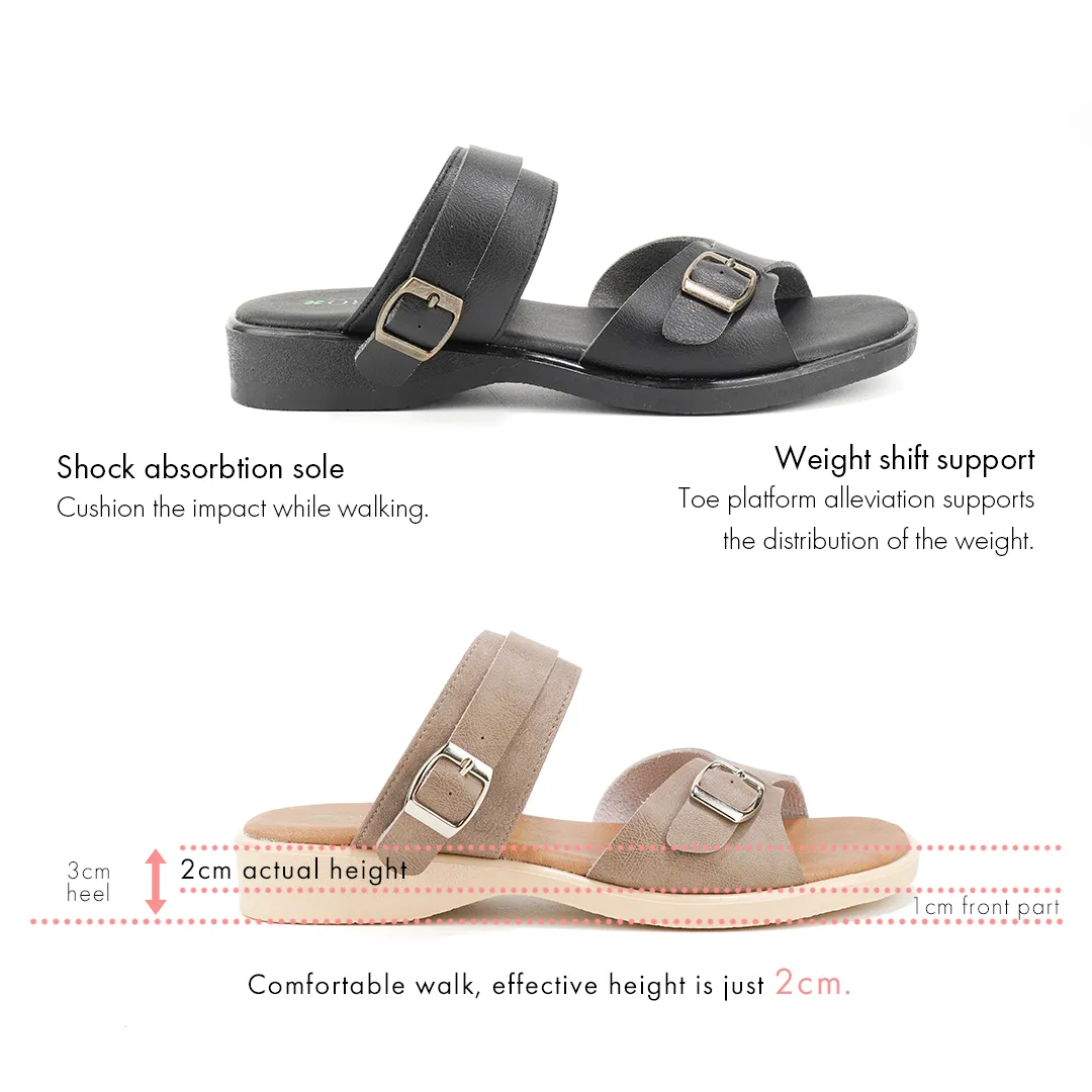No.1850 Duo-way Strap Wedge Sandal